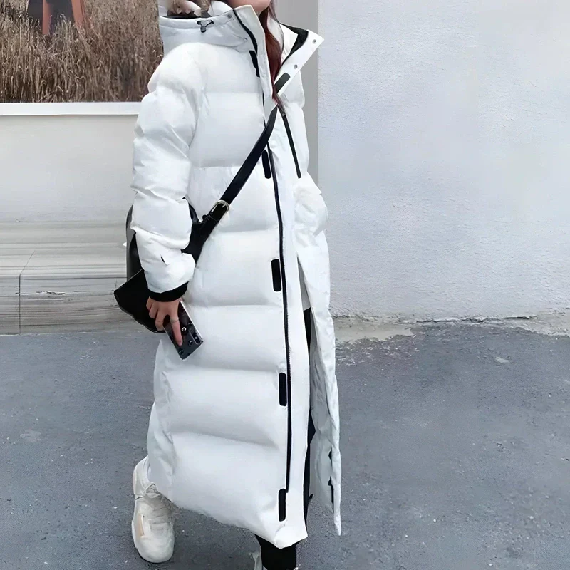 Akazie - Stilvolle und Winddichte Lange Jacke für Frauen - Image 4