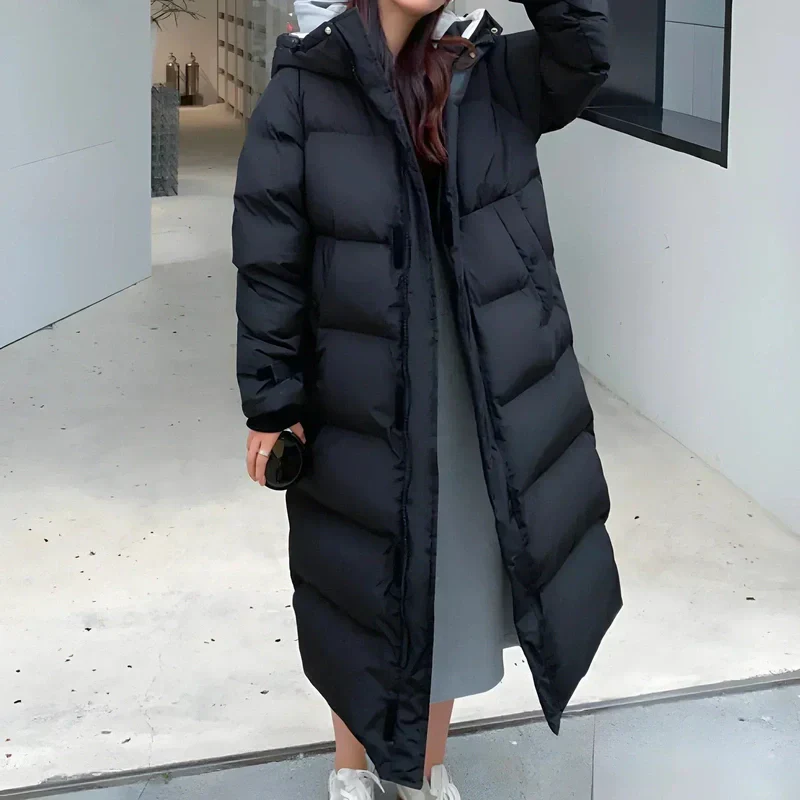 Akazie - Stilvolle und Winddichte Lange Jacke für Frauen - Image 5