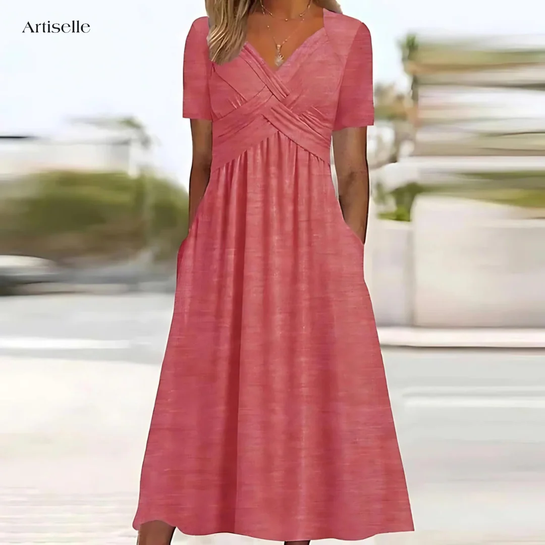 Alena - Elegantes Kleid mit Bauchbedeckung - Image 4