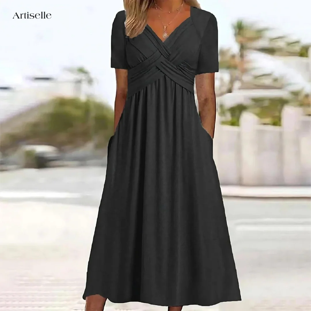 Alena - Elegantes Kleid mit Bauchbedeckung - Image 5