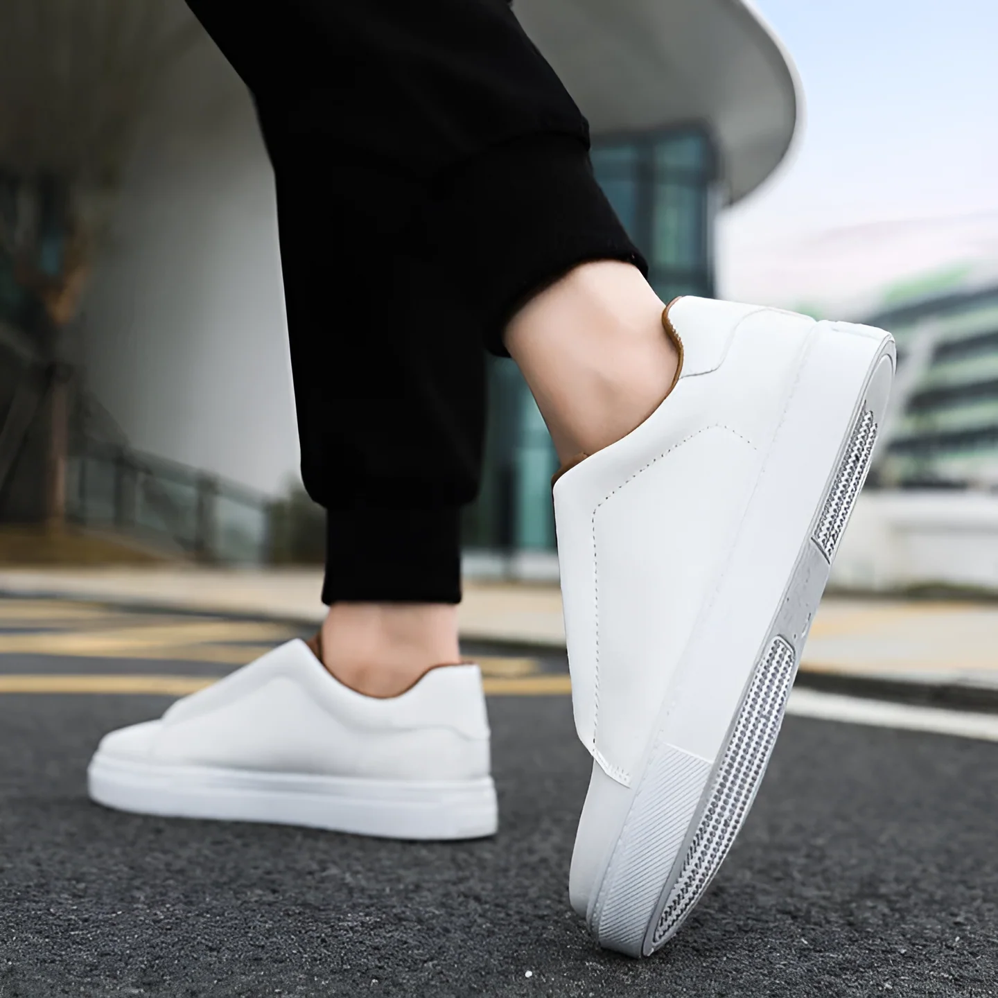 Alexander | Hochwertiger weißer Herrensneaker aus Leder - Image 10