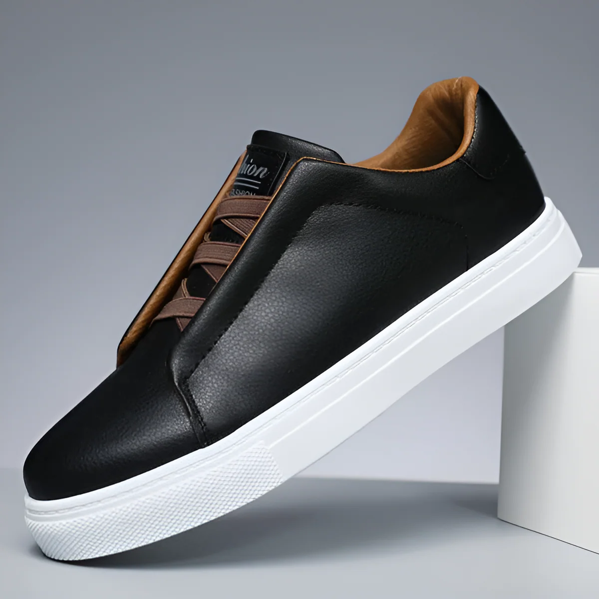 Alexander | Hochwertiger weißer Herrensneaker aus Leder - Image 13