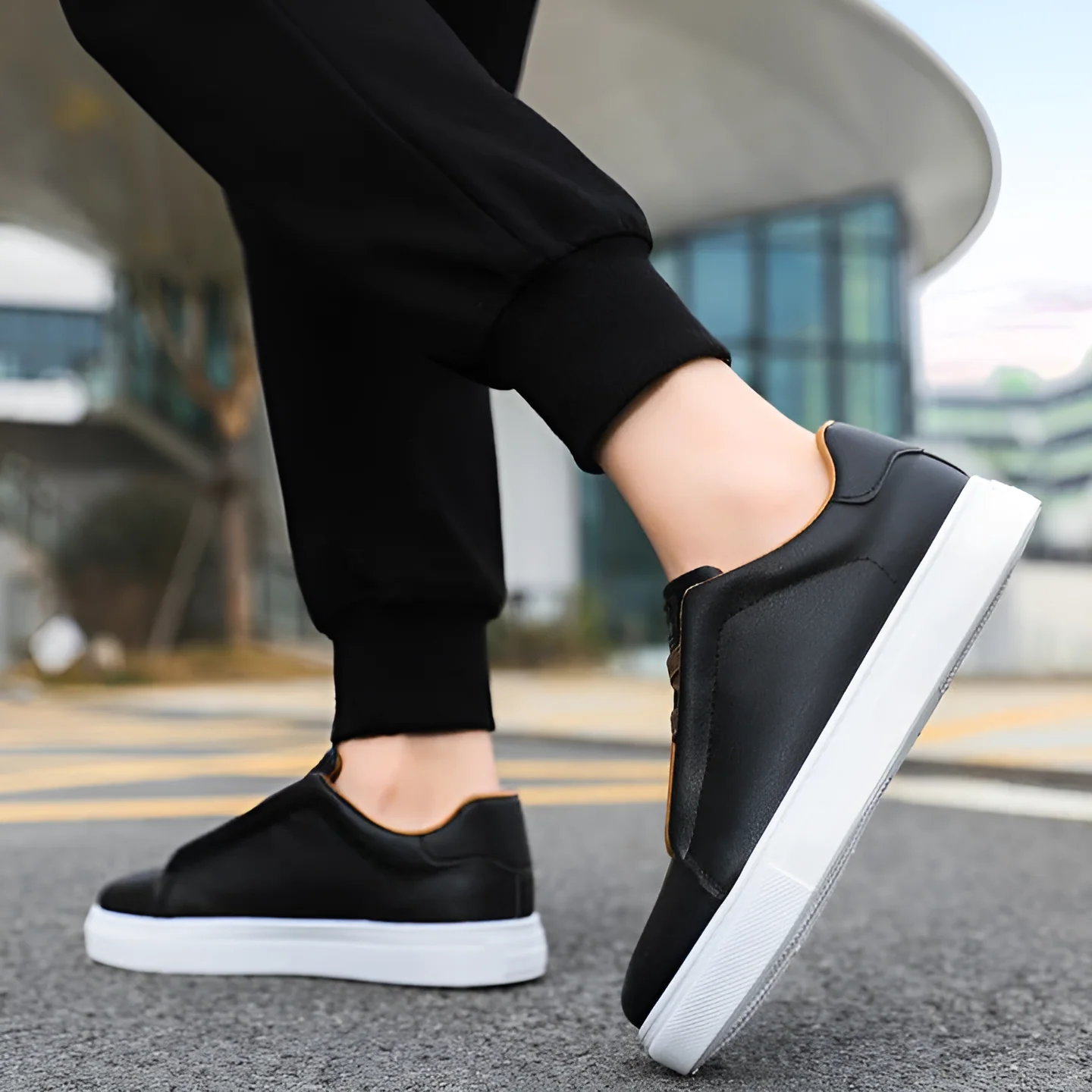 Alexander | Hochwertiger weißer Herrensneaker aus Leder - Image 14