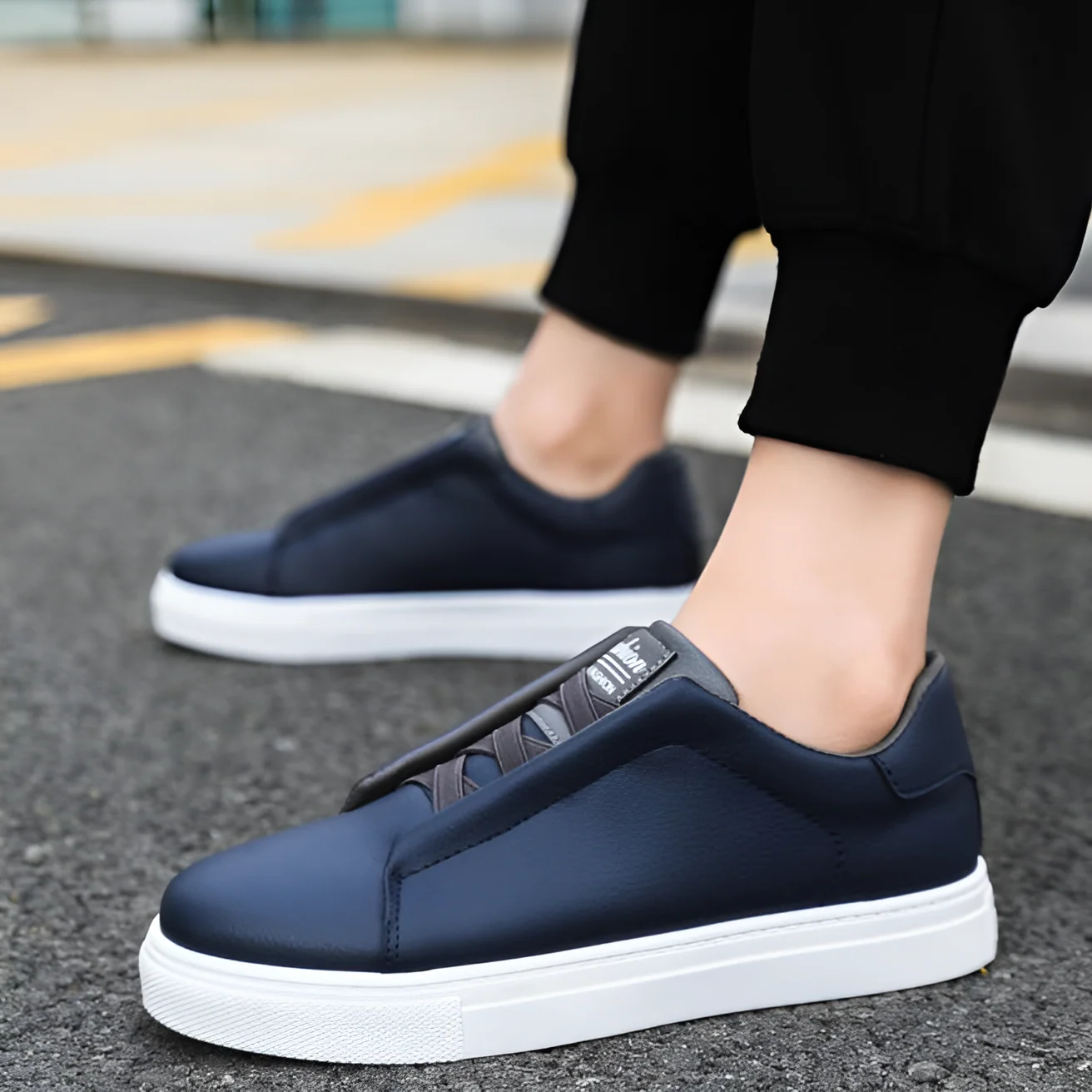 Alexander | Hochwertiger weißer Herrensneaker aus Leder - Image 8
