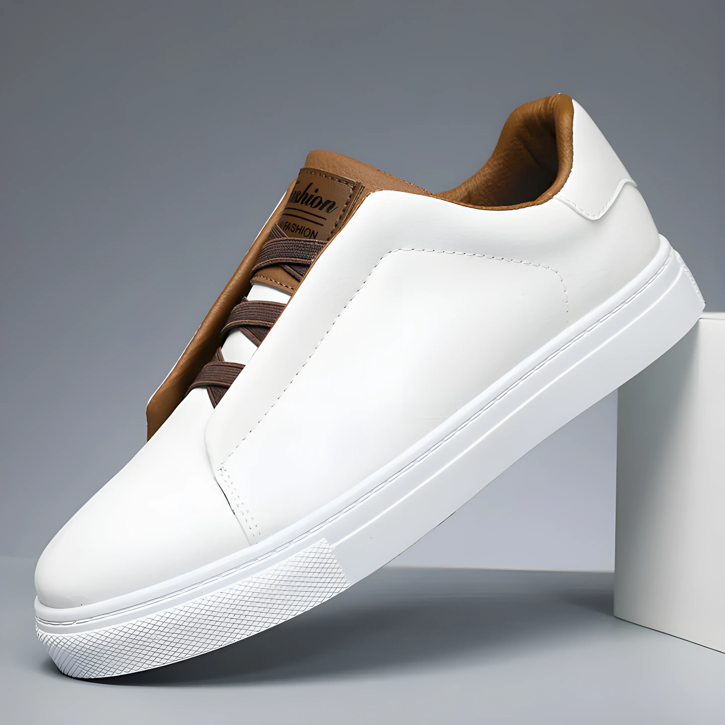 Alexander | Hochwertiger weißer Herrensneaker aus Leder - Image 9