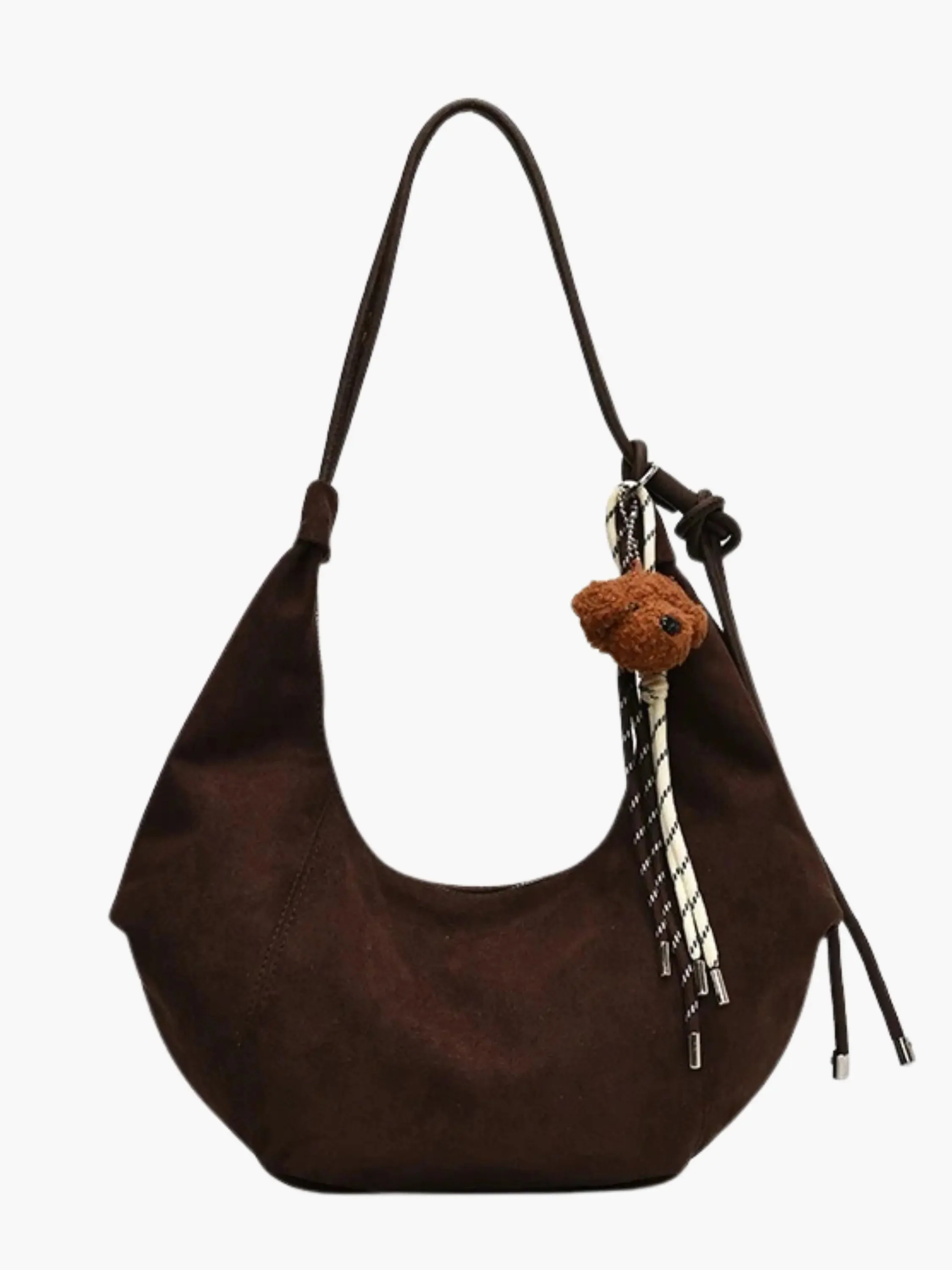 Amalia | Wildleder Boho-Chic Hobo Tasche mit Verspielt Charme - Image 7