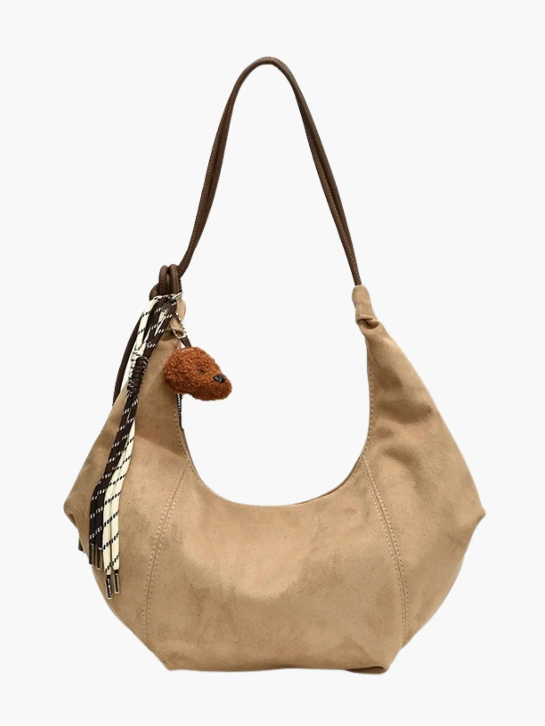 Amalia | Wildleder Boho-Chic Hobo Tasche mit Verspielt Charme - Image 8