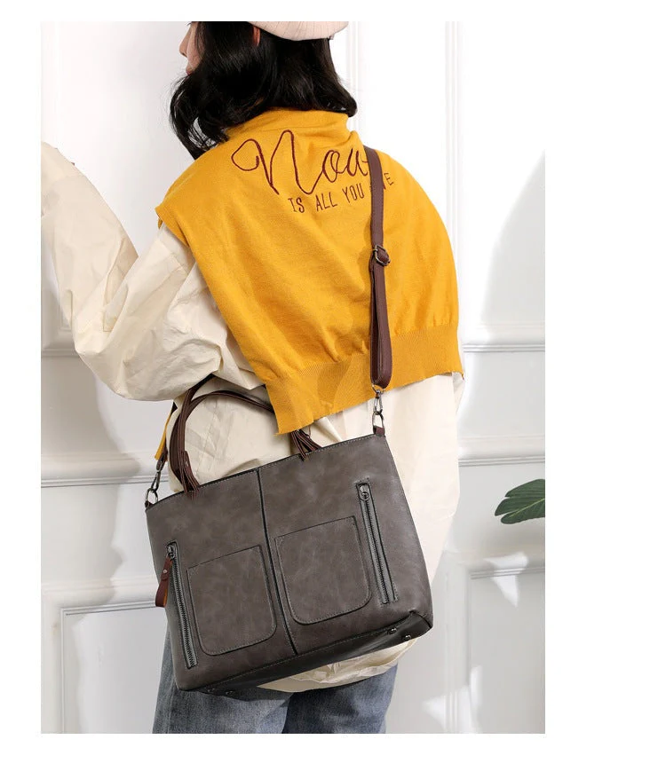 Amanda™ Elegante Damenhandtasche aus PU-Leder - Image 9