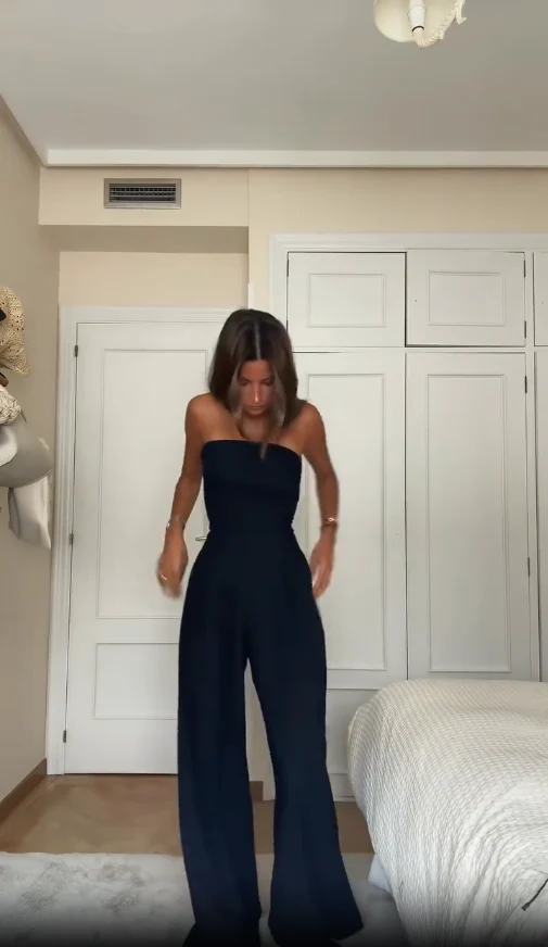 Amara™ Eleganter trägerloser Jumpsuit - Image 5