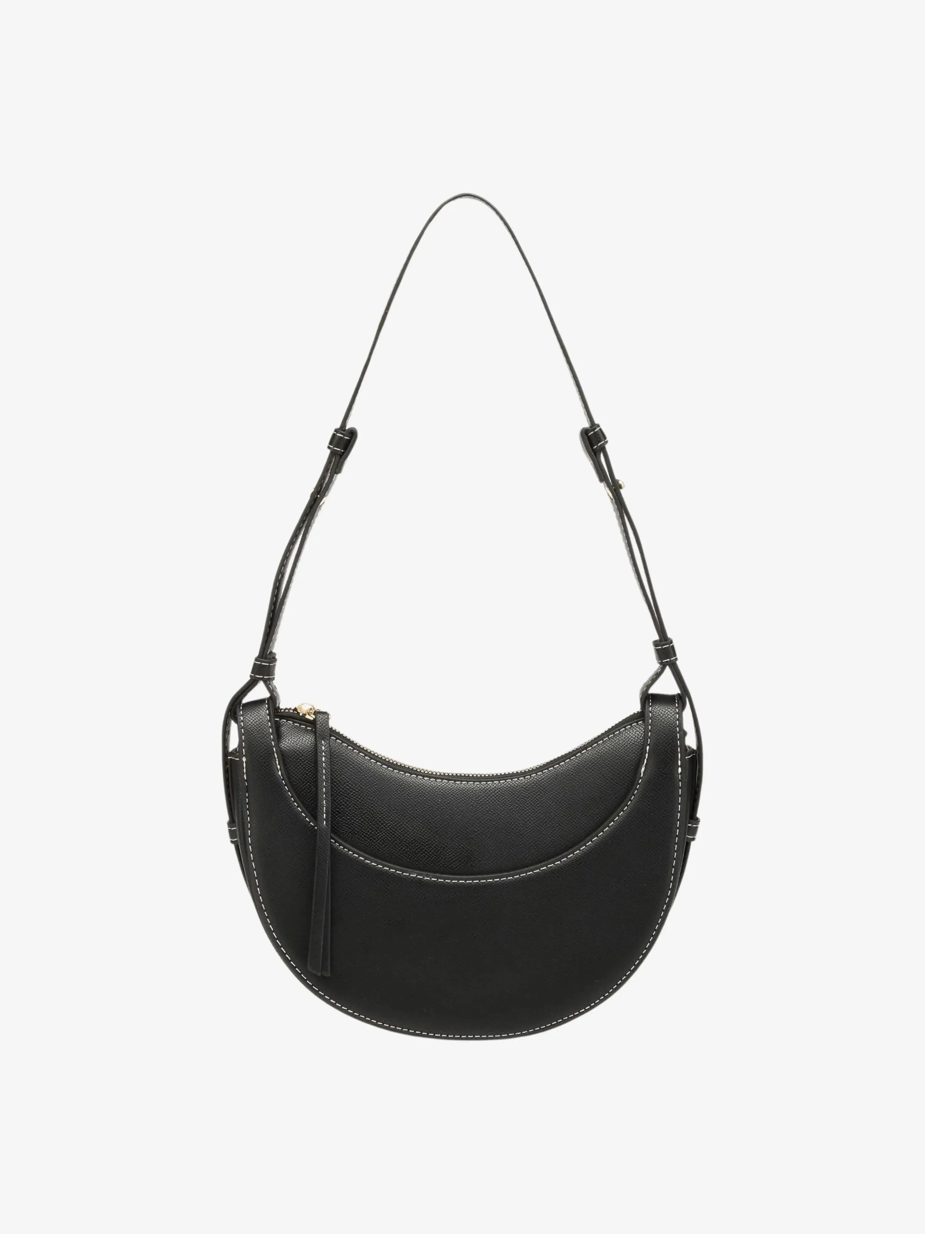 Amily | Verstellbare Schulterriemen Gebogene Crossbody-Tasche mit Quaste - Image 5