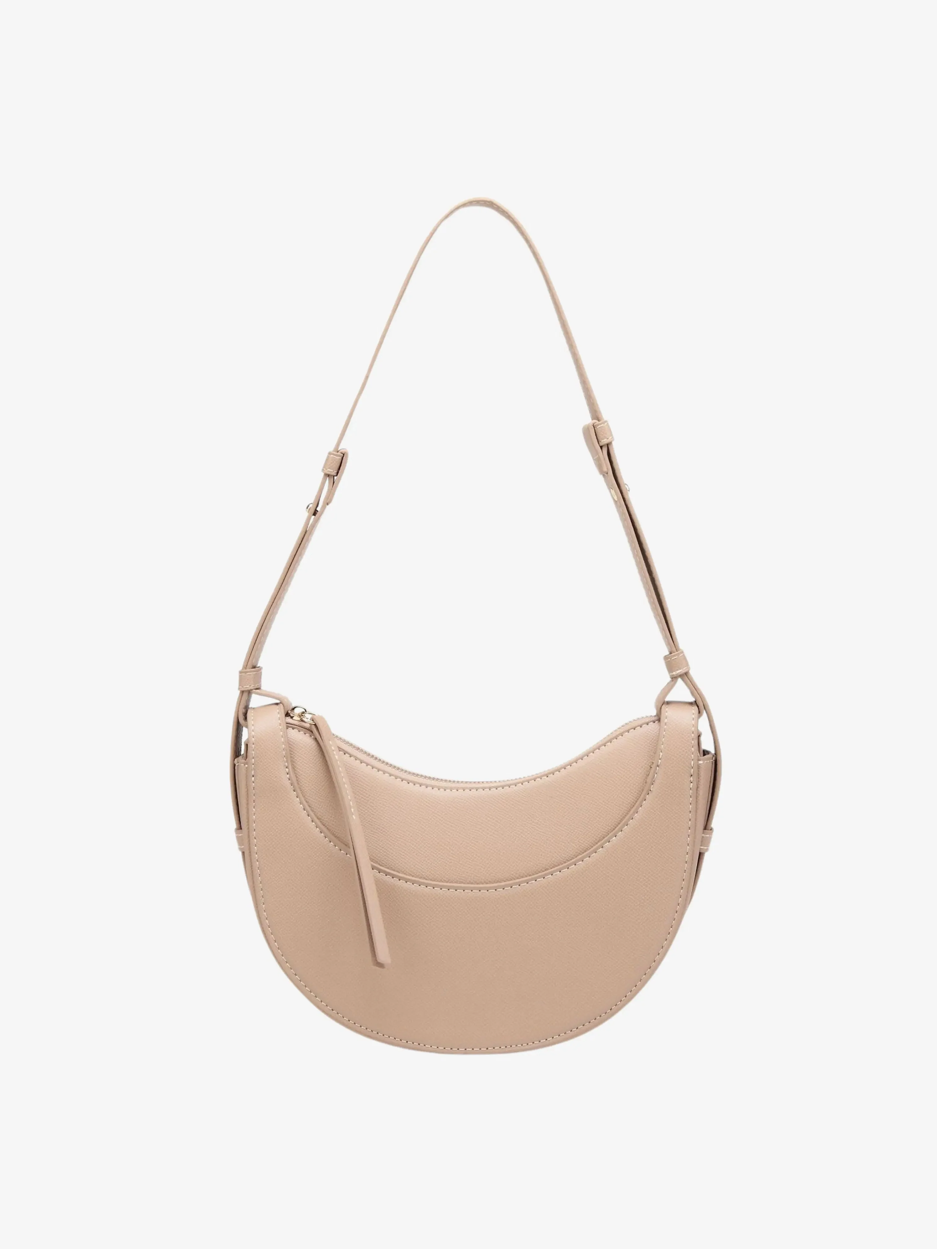 Amily | Verstellbare Schulterriemen Gebogene Crossbody-Tasche mit Quaste - Image 8