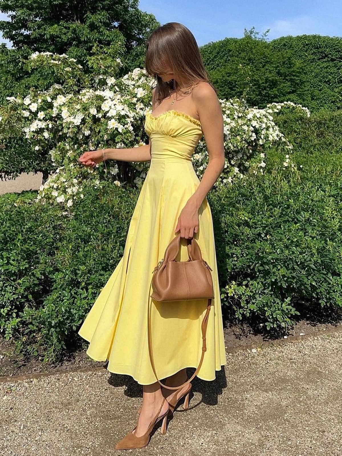 Anneliese | Romantisches Sommerkleid mit Bustier & A-Linie