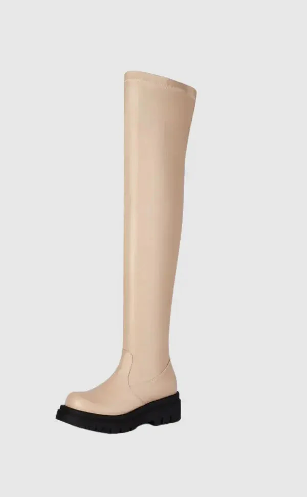 Ashley | Überknie Chic Stiefel - Image 4
