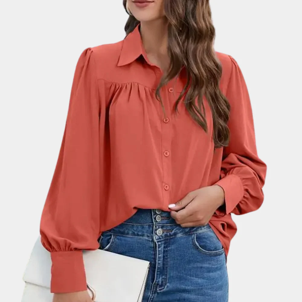 Ava™ Damenbluse mit Ballonärmeln - Image 3