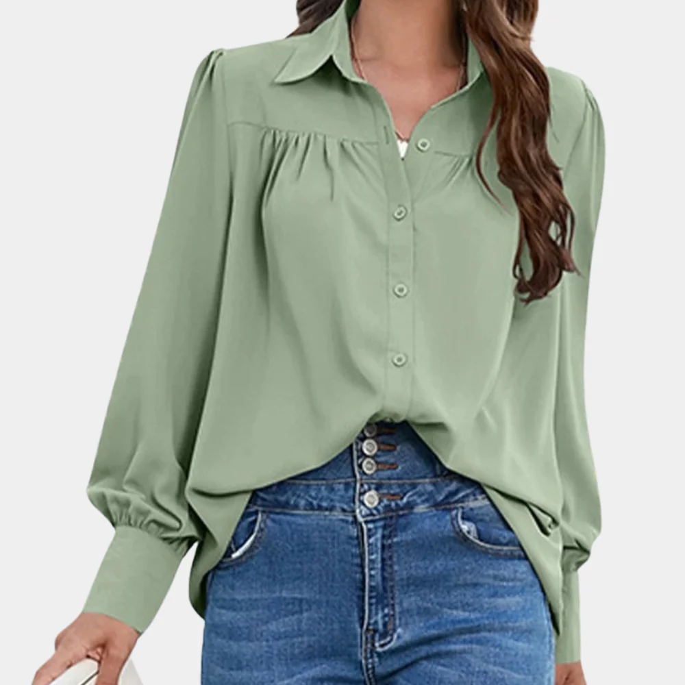 Ava™ Damenbluse mit Ballonärmeln - Image 4