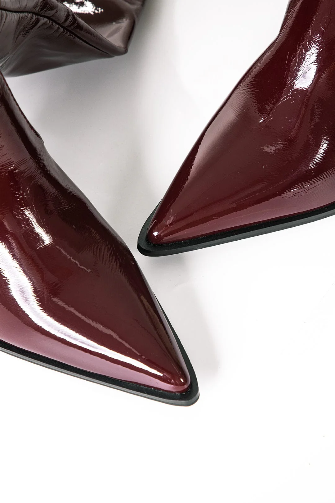 Ava | Lackstiefel mit gerafftem Schaft - Image 4