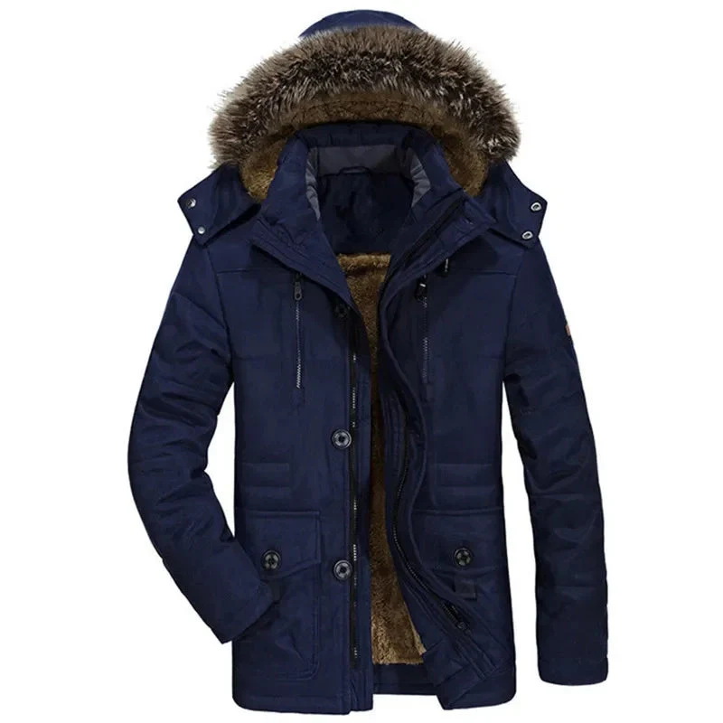 Baumwoll-Hoodie-Winterjacke - Image 3