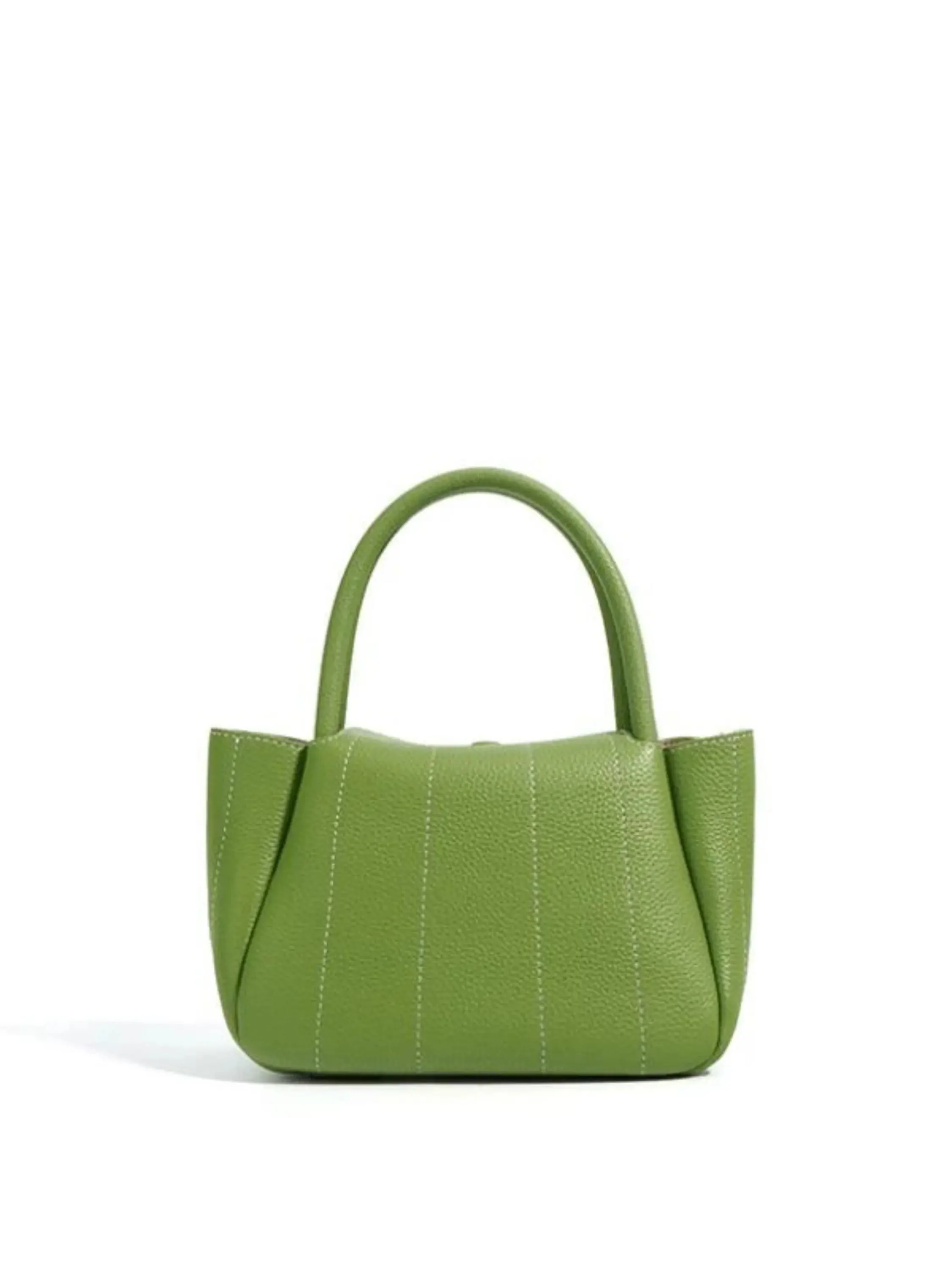 Beatrix | Stilvolle grüne Leder Tasche mit minimalistischem Design - Image 2