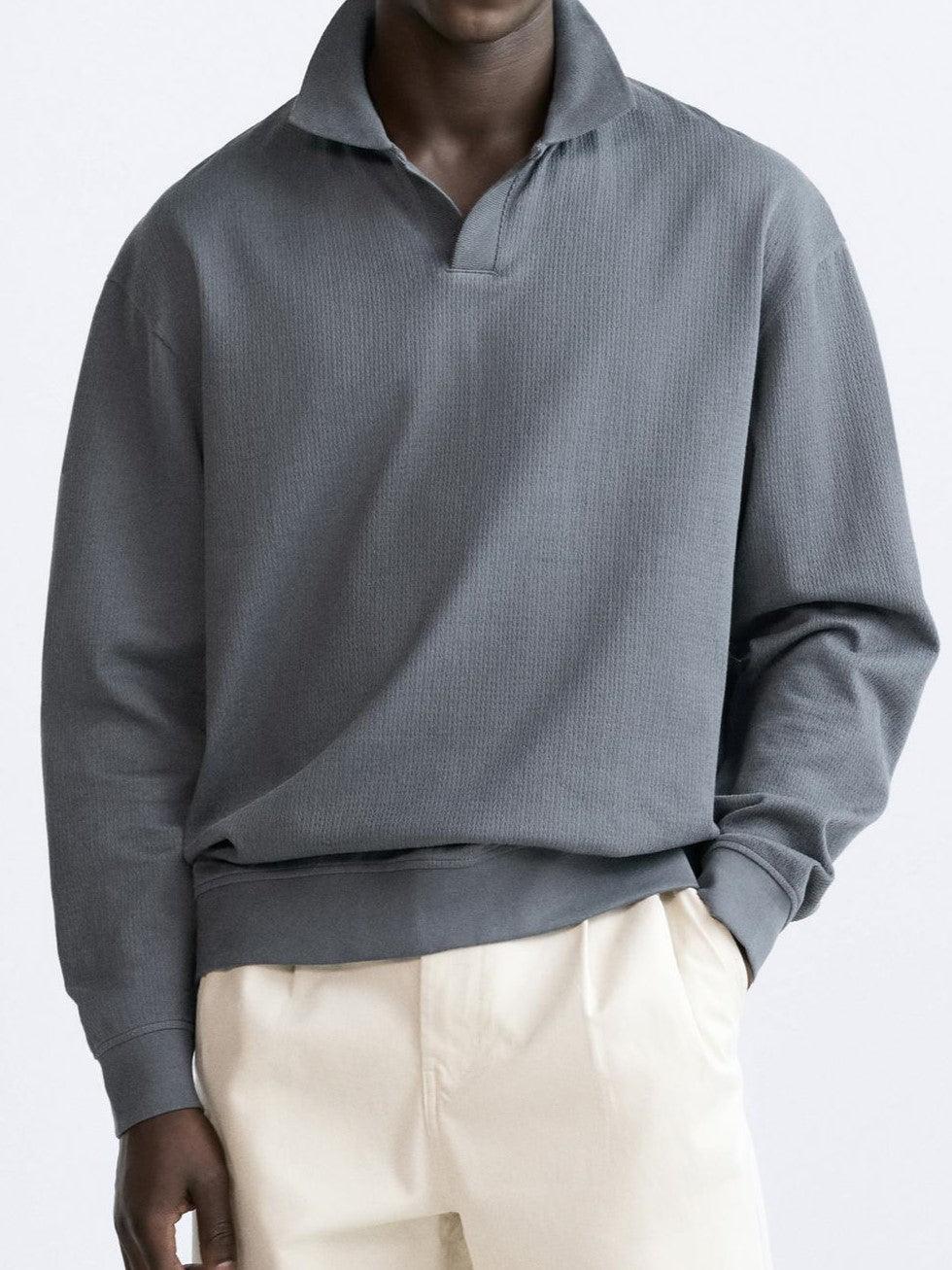 Beiger Pullover mit Polokragen – Lässiger Stil mit Eleganz - Image 7