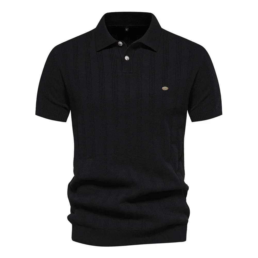 Benles | Stilvolles Gestreiftes Poloshirt Gebreid - Image 3