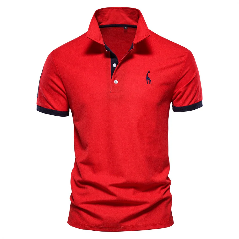 Berake | Zweifarbiges Polo mit sportlichem Akzent-Design - Image 6