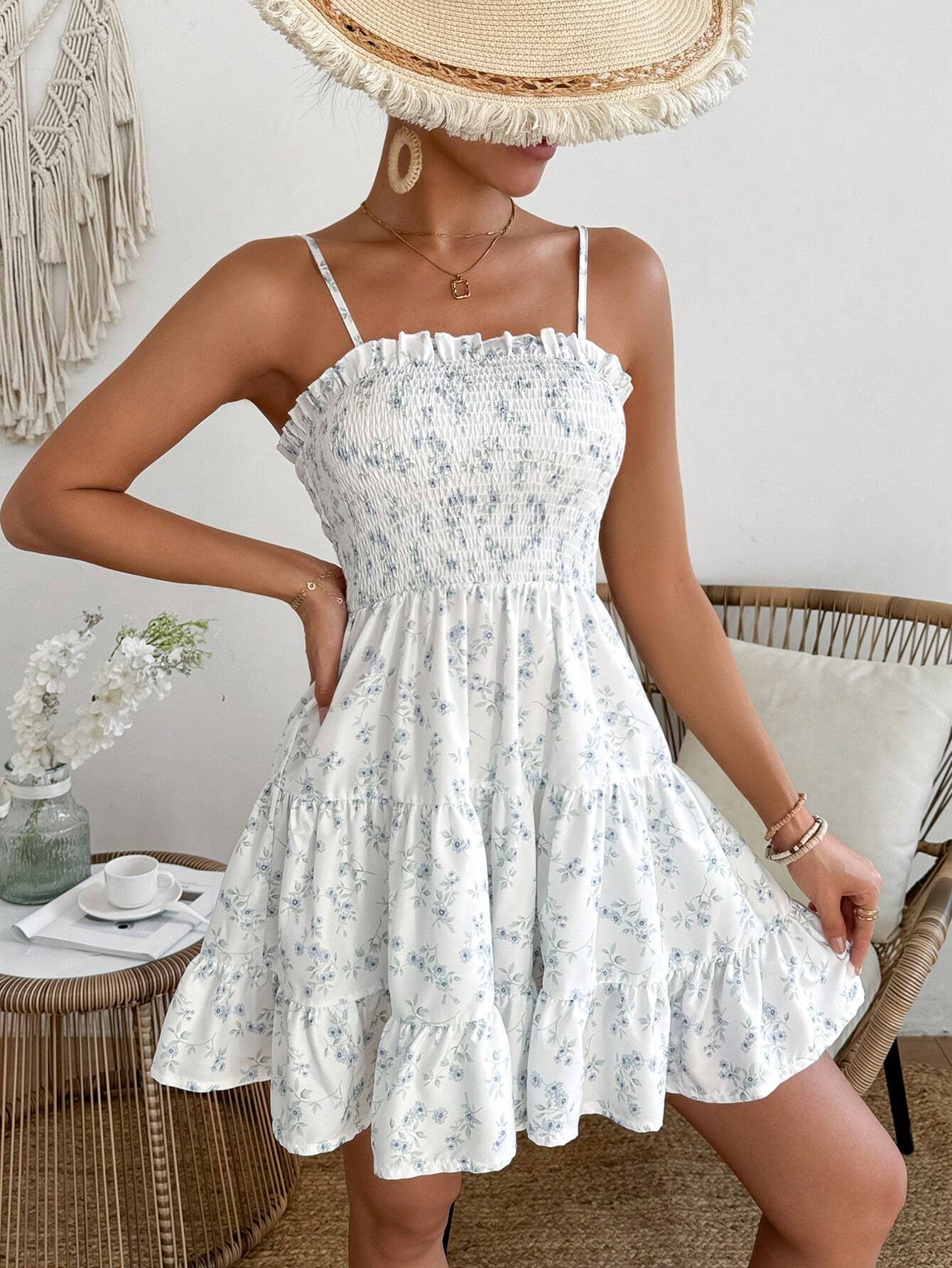 Blumenkleid mit Spaghettiträgern – Luftig, Weiblich & Romantisch - Image 5