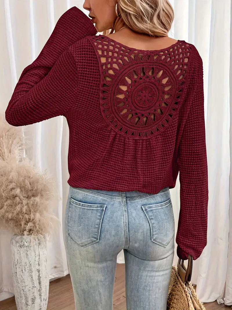 Brigitte™ Damen V-Ausschnitt Pullover - Image 6