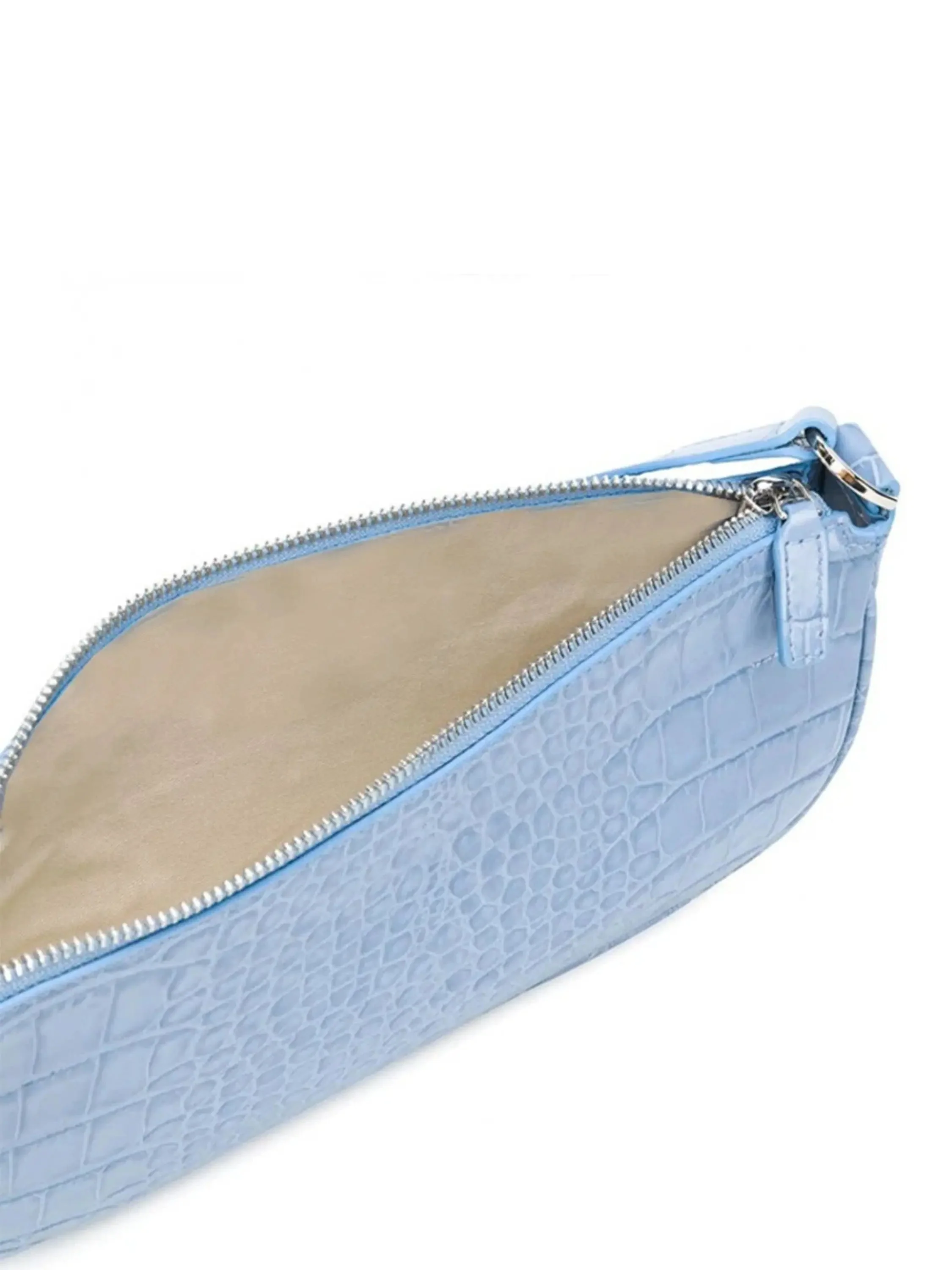 Brigitte | Schultertasche mit Krokodil-Print - Image 3