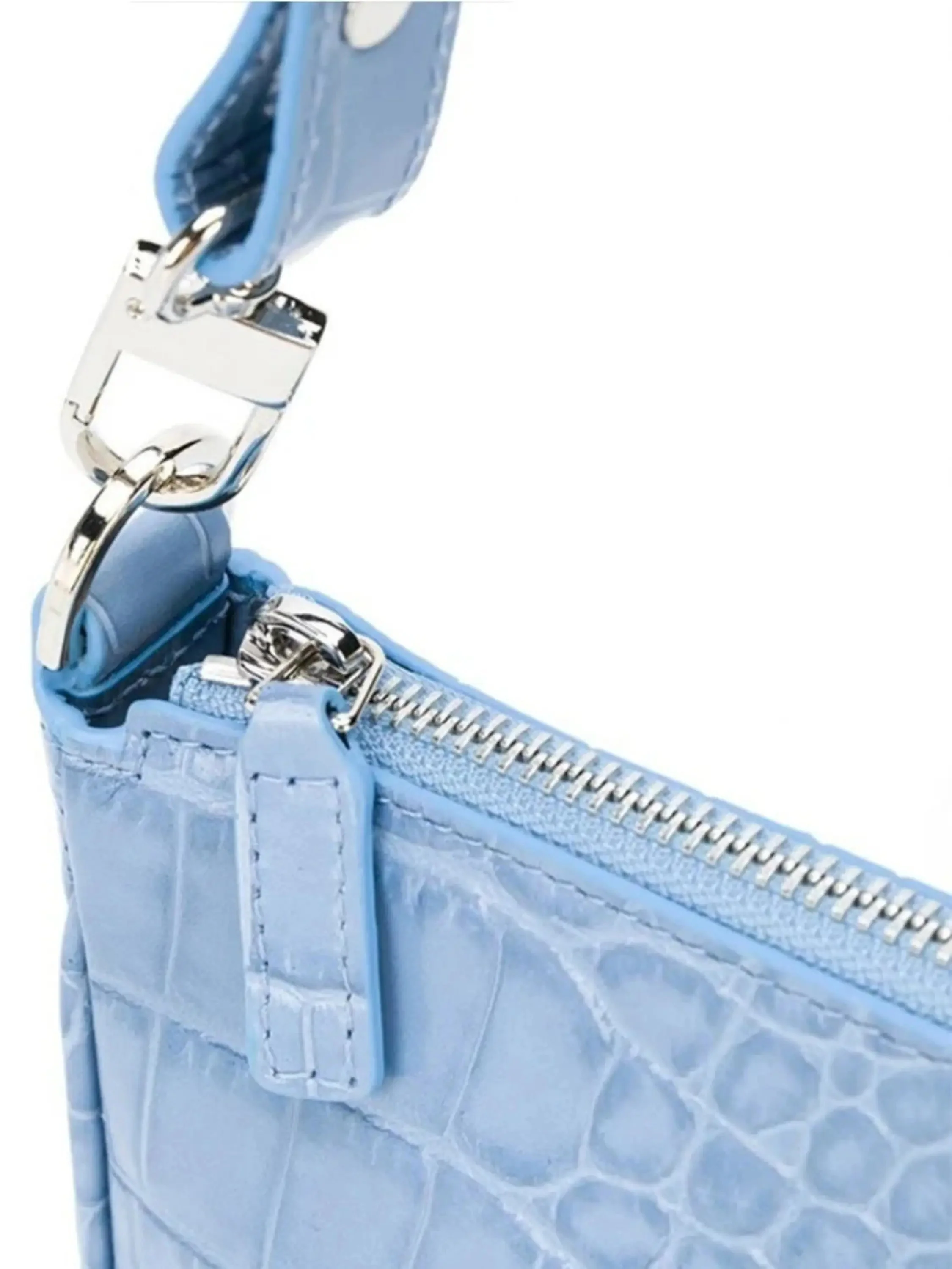 Brigitte | Schultertasche mit Krokodil-Print - Image 4