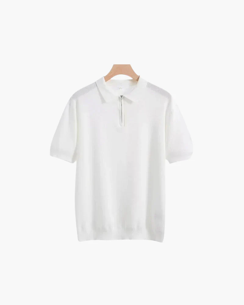 Brooks | Kurzarm Herren Poloshirt mit halbem Reißverschluss - Image 3
