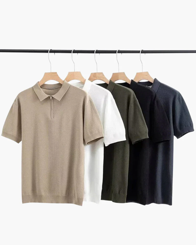 Brooks | Kurzarm Herren Poloshirt mit halbem Reißverschluss - Image 7