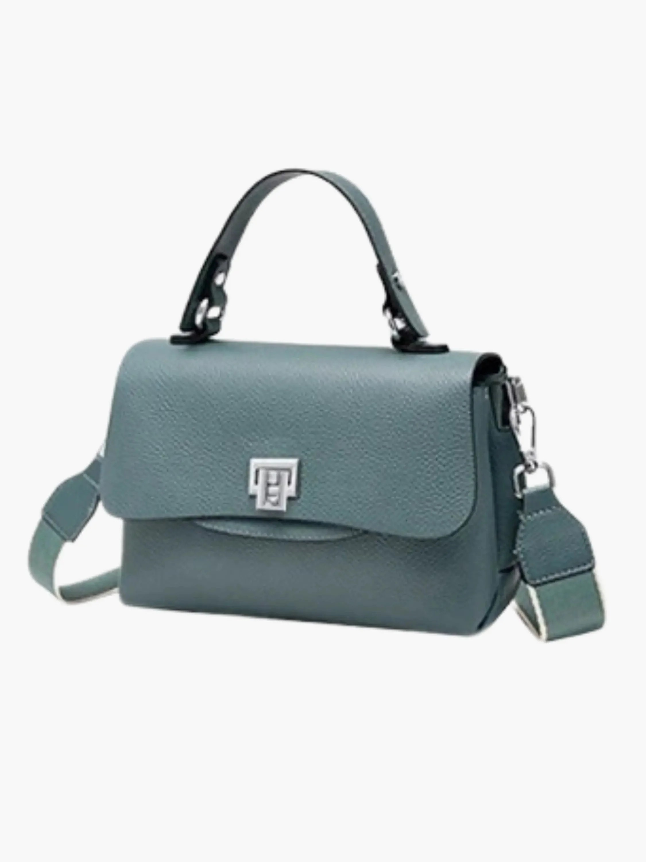 Carola | Strukturierte Schultertasche mit Verstellbarem Band - Image 2
