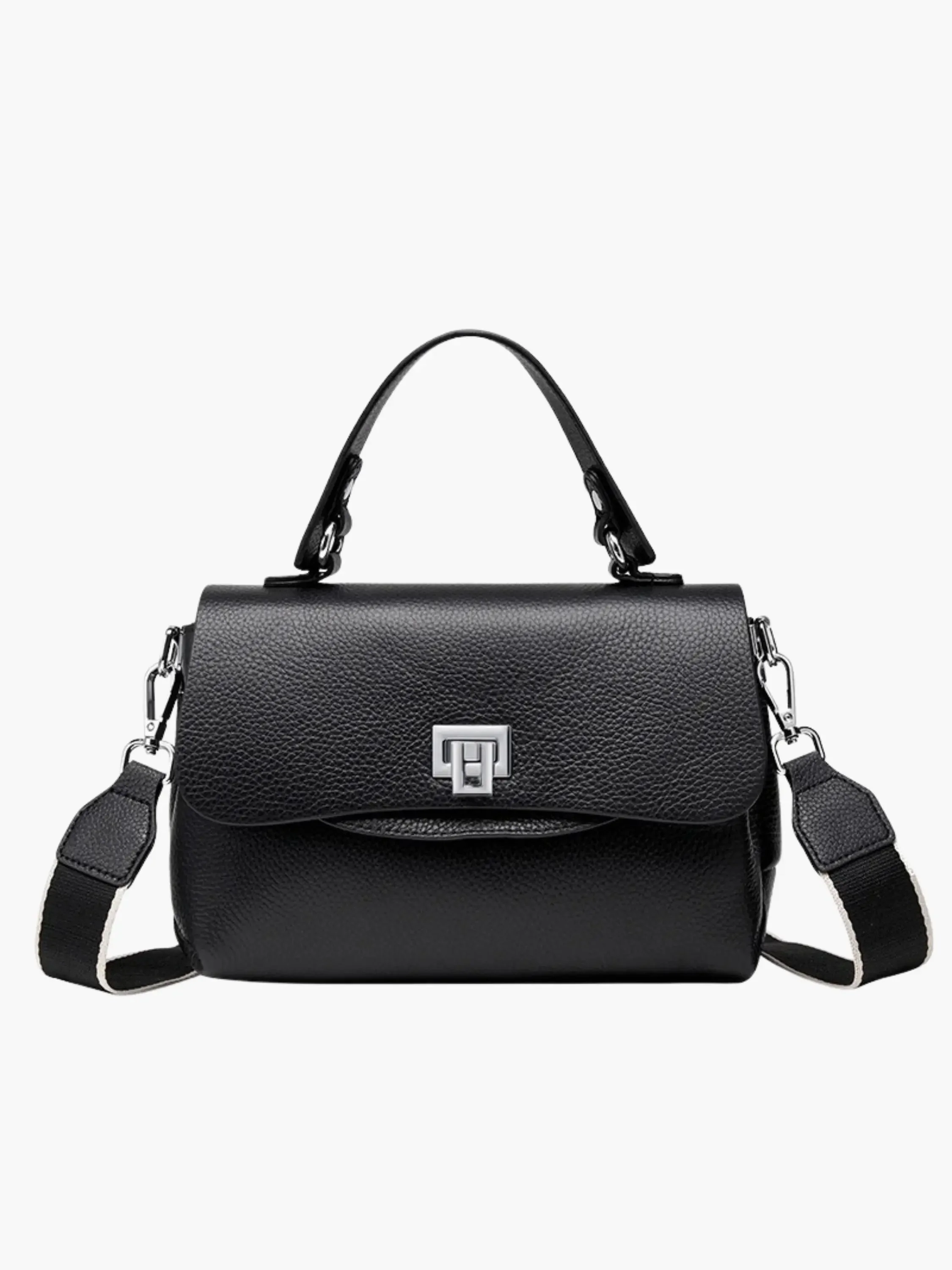 Carola | Strukturierte Schultertasche mit Verstellbarem Band - Image 6