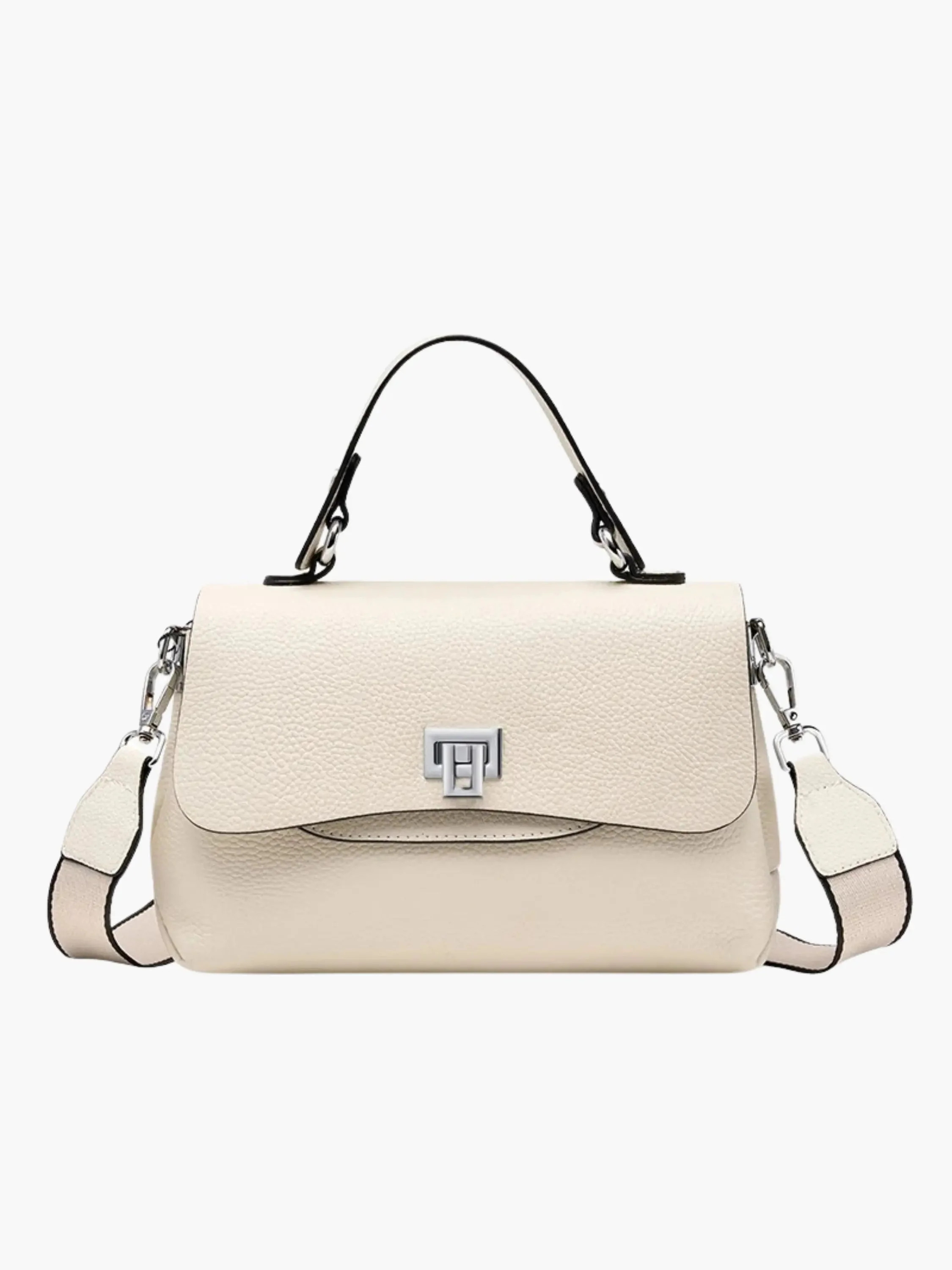 Carola | Strukturierte Schultertasche mit Verstellbarem Band - Image 7