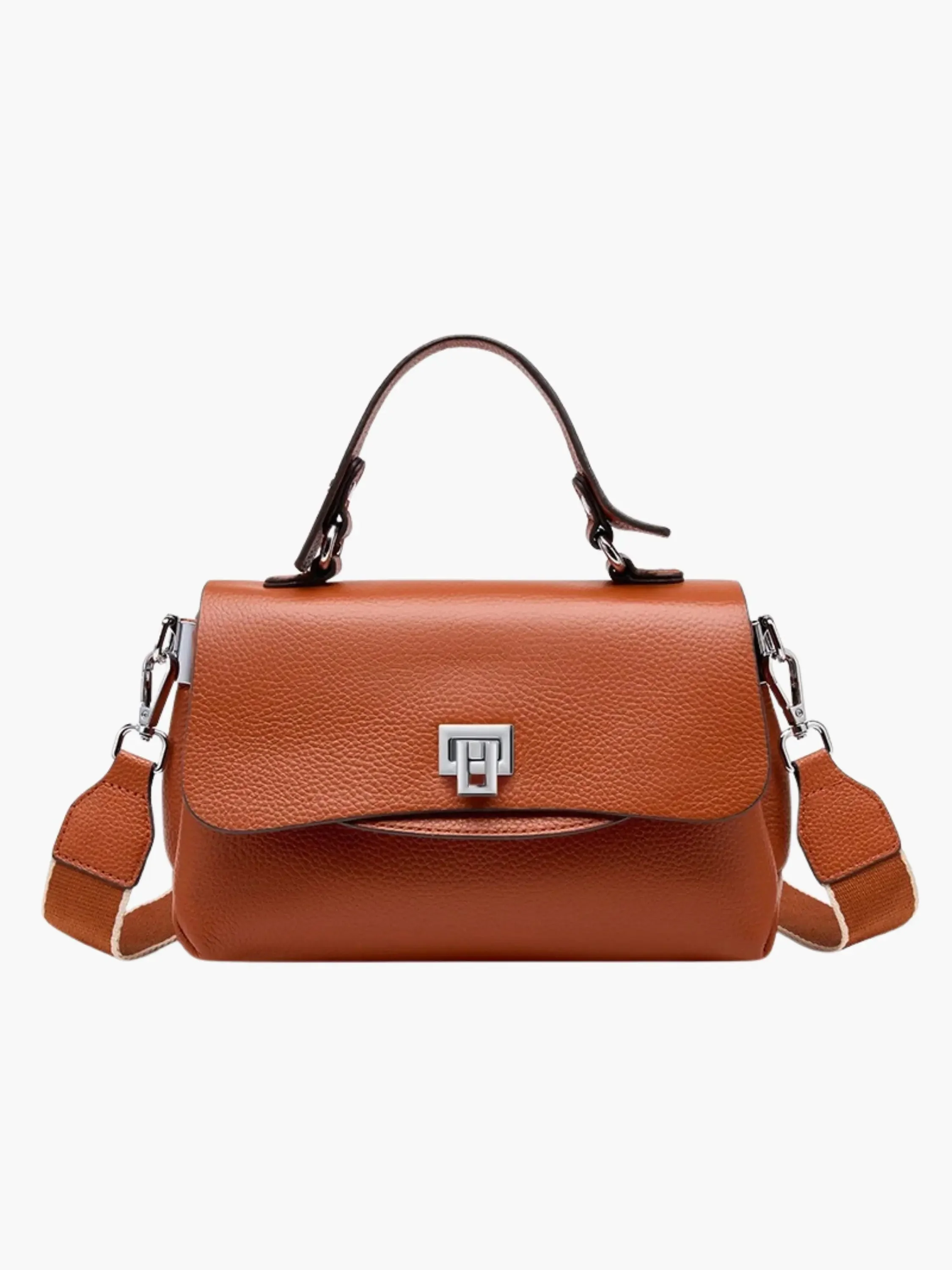 Carola | Strukturierte Schultertasche mit Verstellbarem Band - Image 8