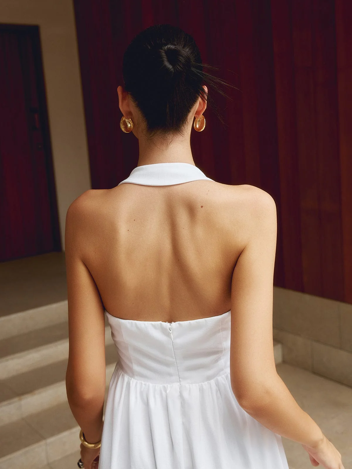 Charlotte | A-Linien Halter Maxikleid – Sommerliches Raffinement - Image 6