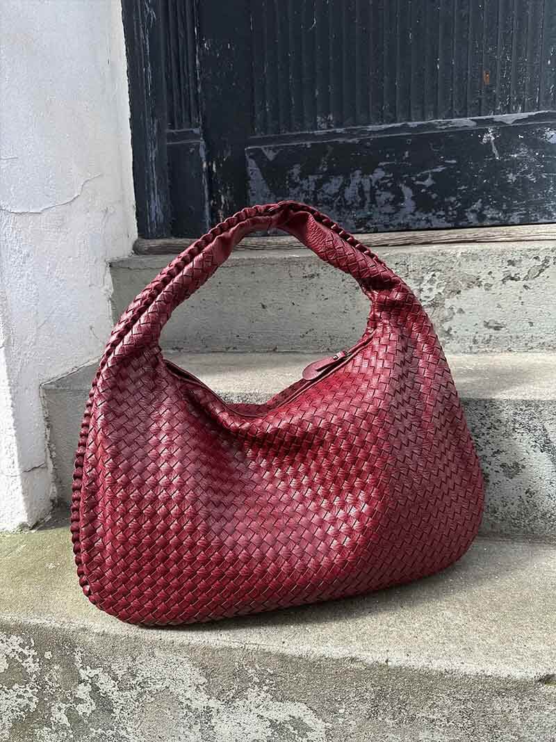 Charlyne | Große geflochtene Hobo-Tasche - Image 13