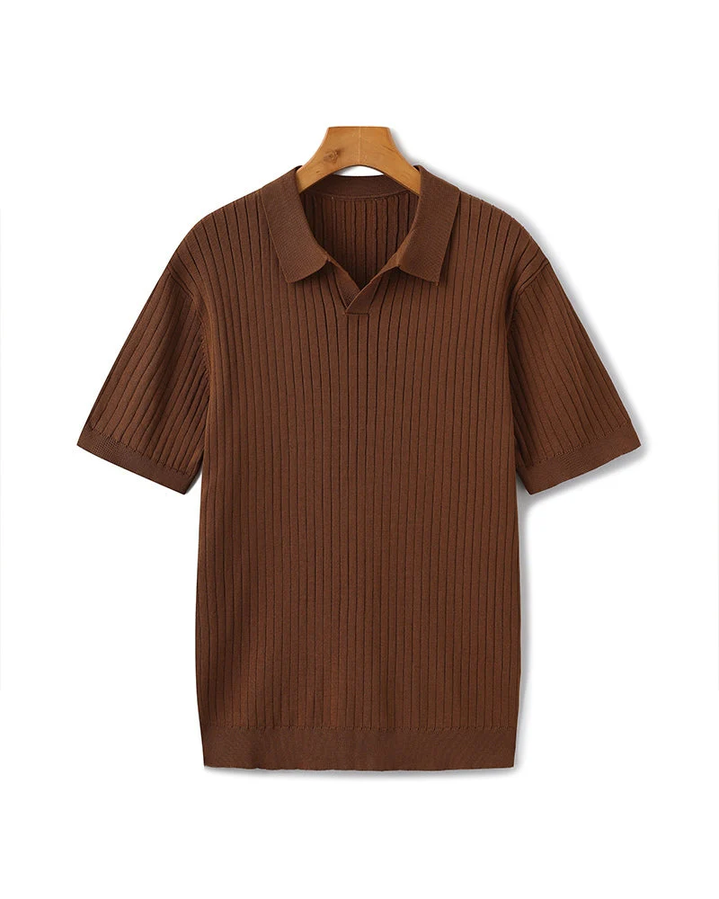 Christian | Herren Kurzarm Feinribtrikot Poloshirt - Image 11