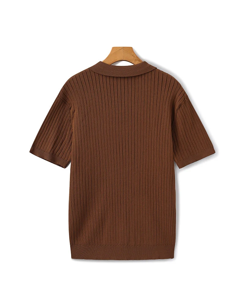 Christian | Herren Kurzarm Feinribtrikot Poloshirt - Image 12