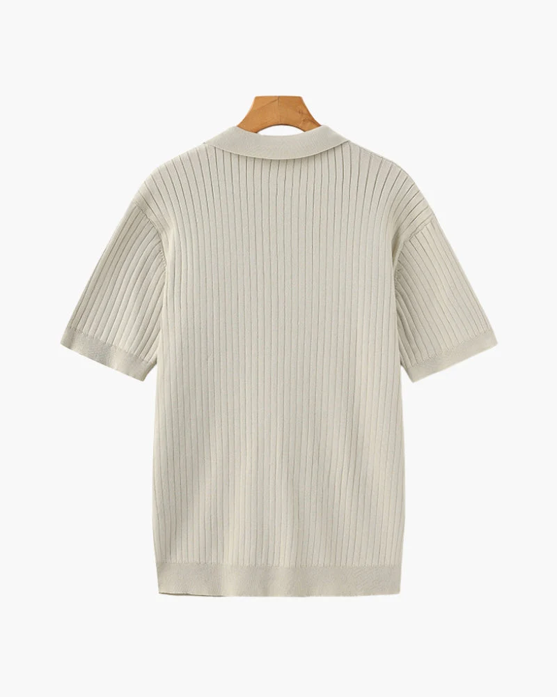 Christian | Herren Kurzarm Feinribtrikot Poloshirt - Image 2