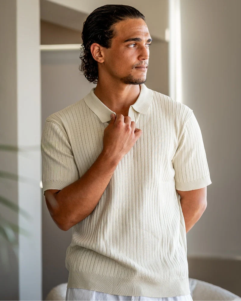 Christian | Herren Kurzarm Feinribtrikot Poloshirt - Image 5