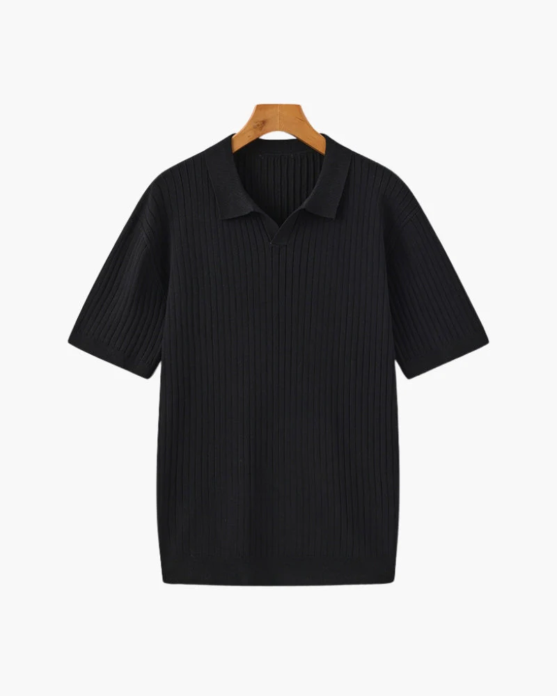 Christian | Herren Kurzarm Feinribtrikot Poloshirt - Image 8