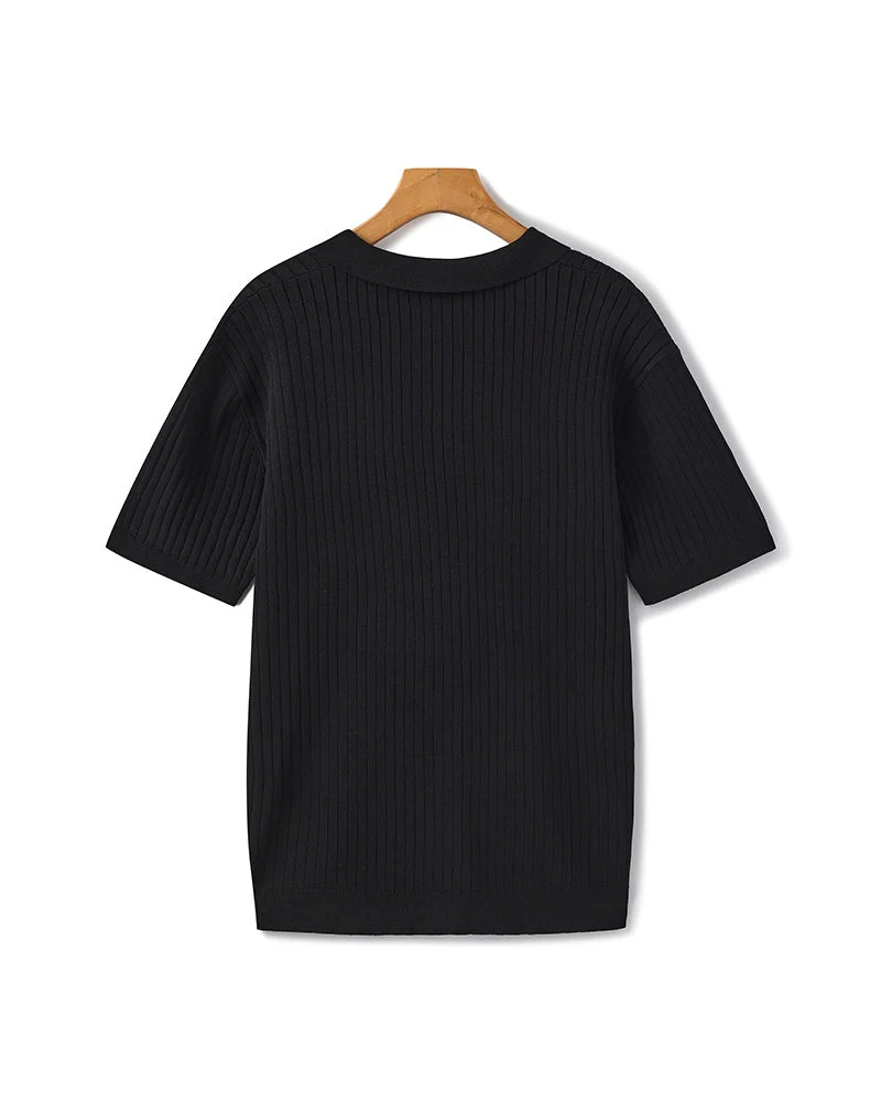 Christian | Herren Kurzarm Feinribtrikot Poloshirt - Image 9