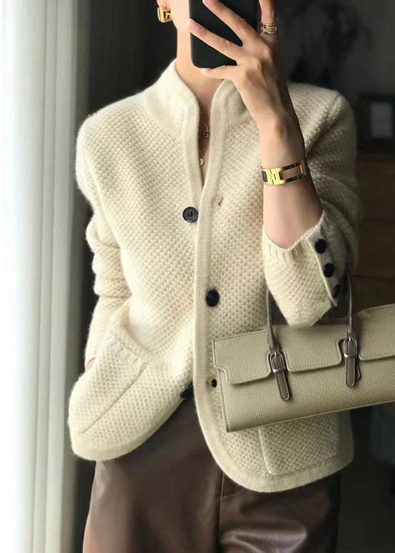 Claire – Strickjacke aus Wollmischung mit Knöpfen - Image 2