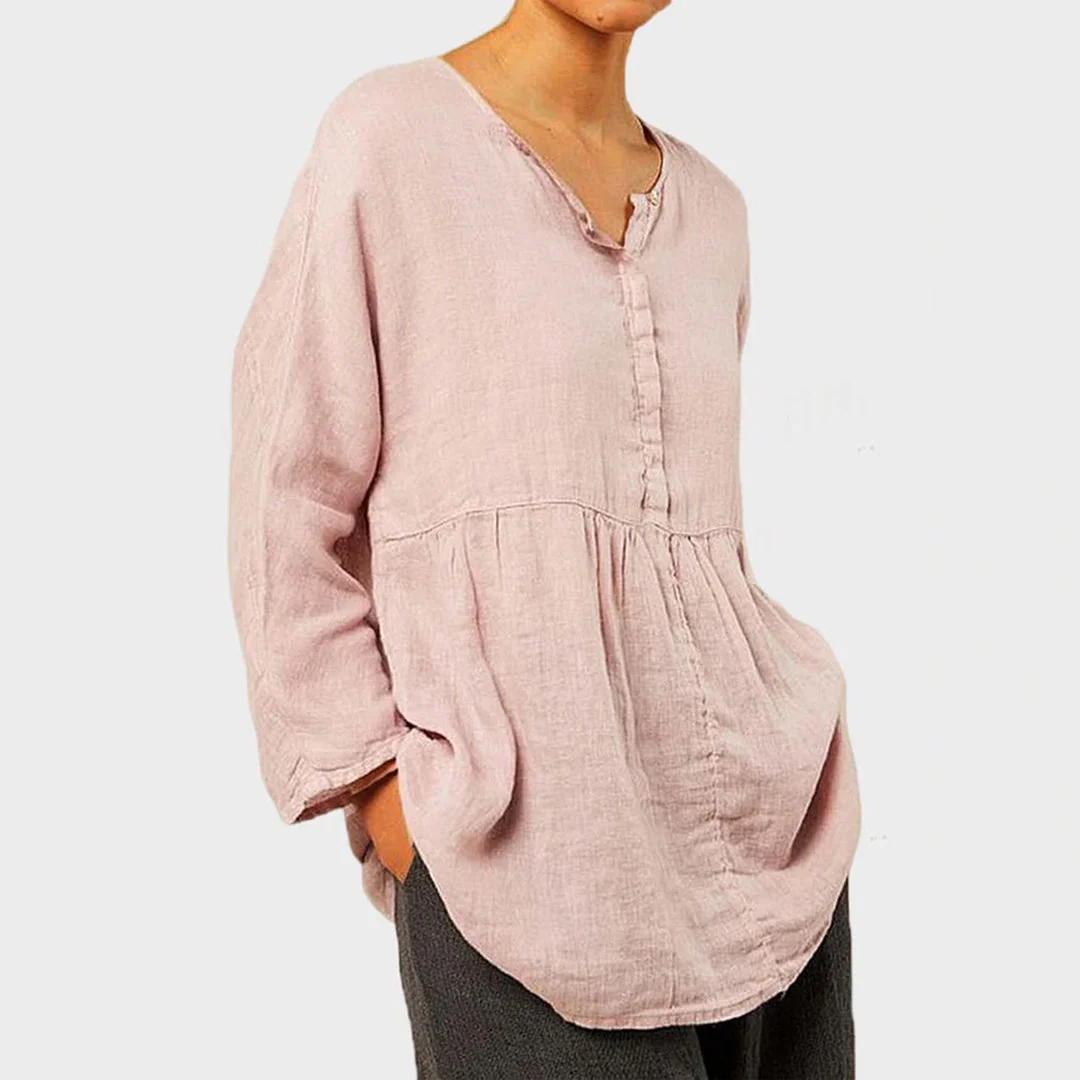 Clara™ Damen Leinen Tunika - Image 3