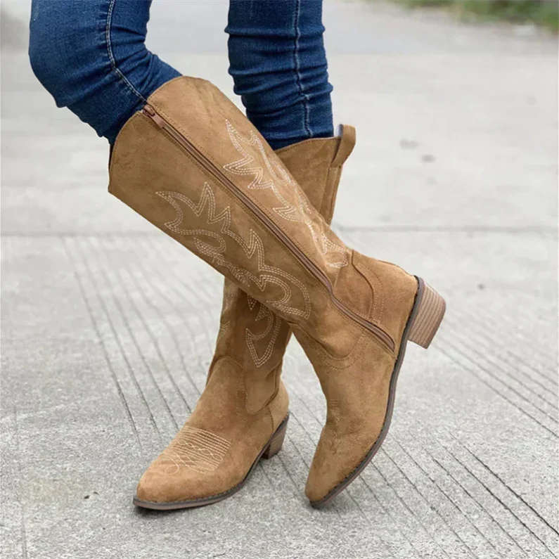 Cowboystiefel aus Wildleder – Western-Chic für stilvolle Auftritte - Image 5