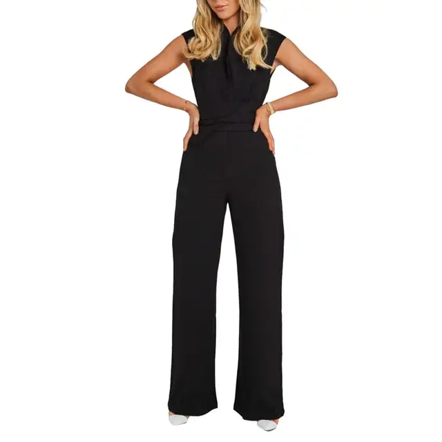 Eleganter V-Ausschnitt Jumpsuit - Image 7