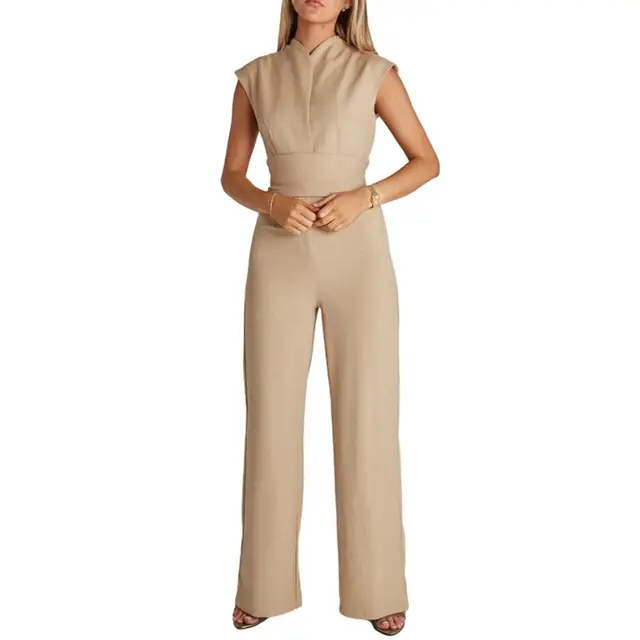 Eleganter V-Ausschnitt Jumpsuit - Image 8
