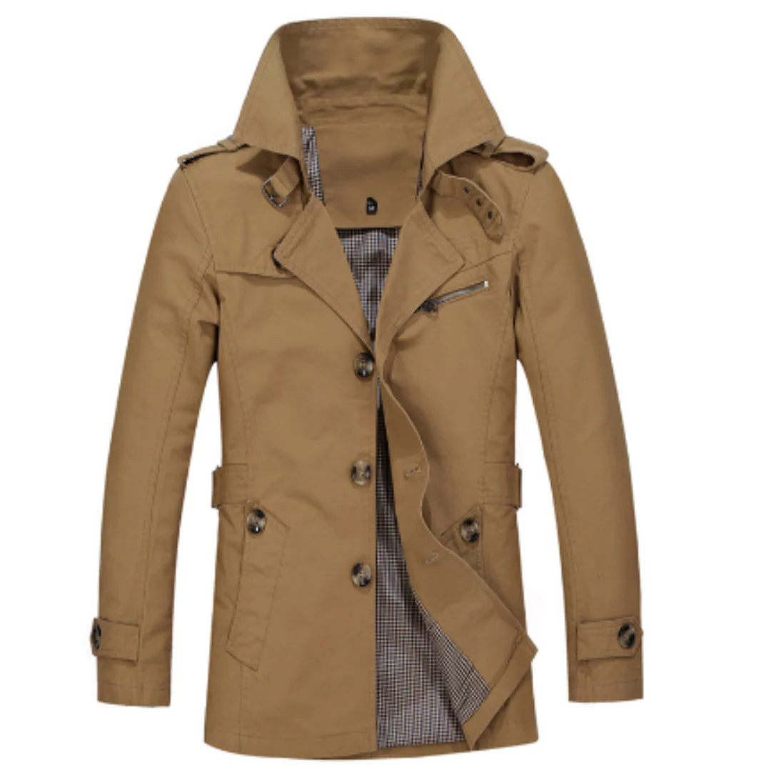 Eleganter Trenchcoat fĂĽr Herren - Image 2