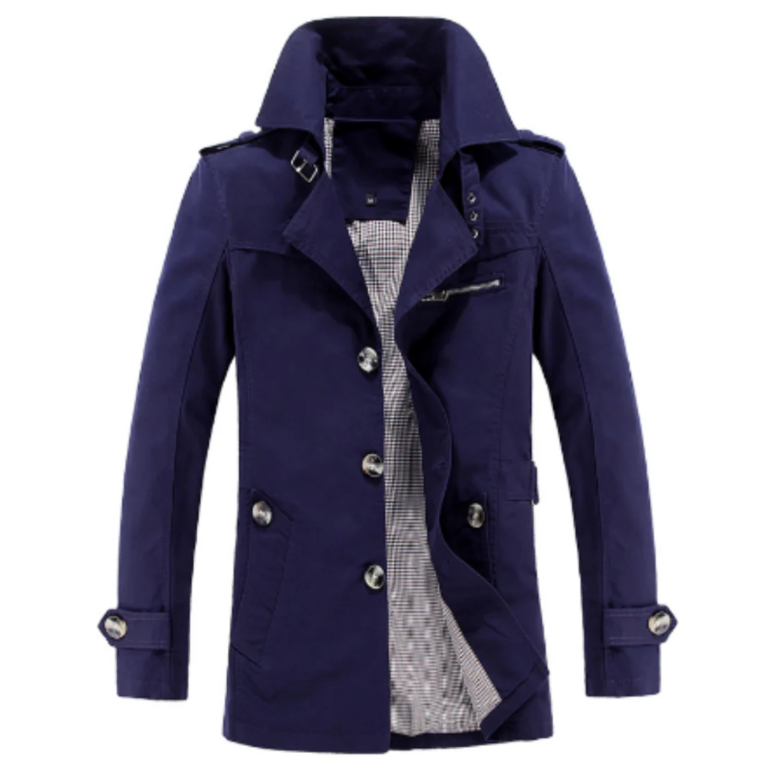 Eleganter Trenchcoat fĂĽr Herren - Image 3